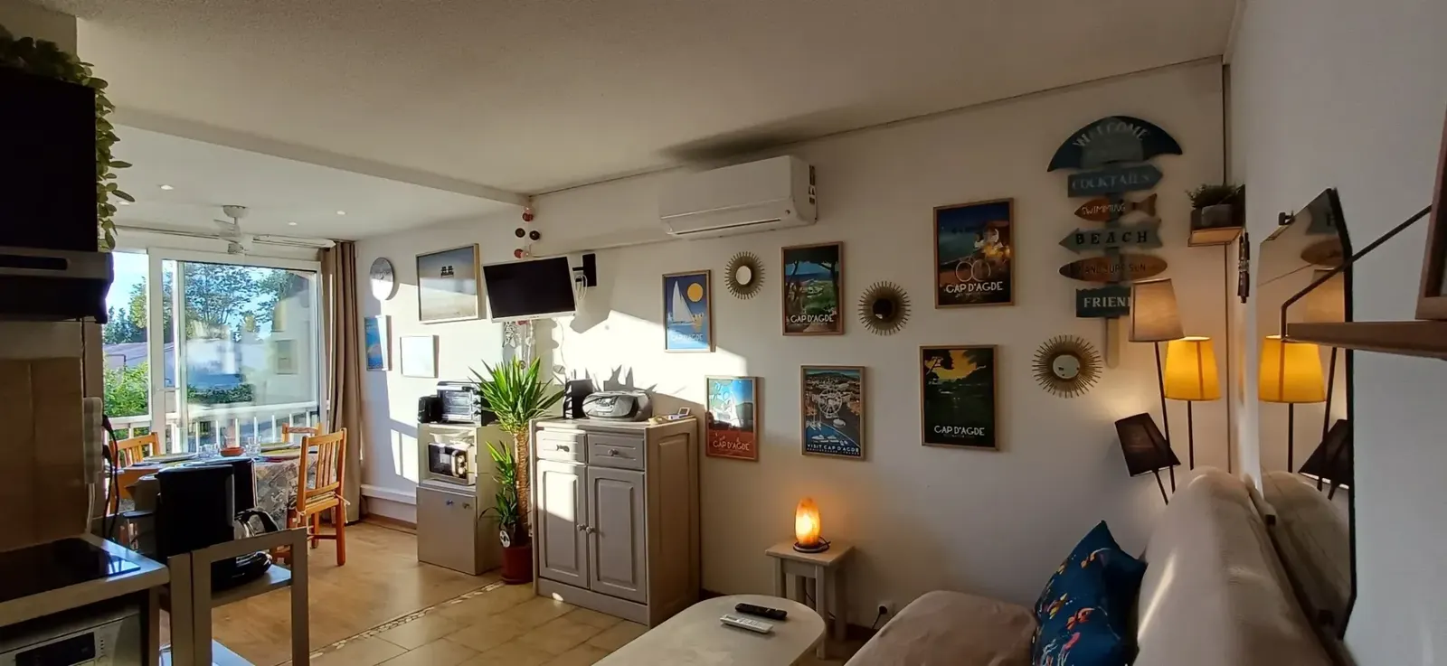 Salon climatisé avec une installation Bosch