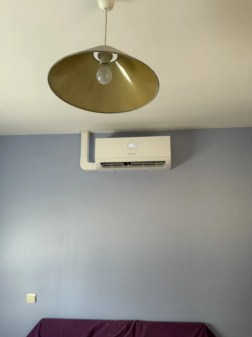 Unité intérieure installée dans une chambre
